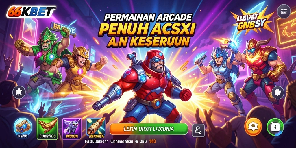 Tangkapan layar gameplay 66KBET yang seru dan penuh aksi.