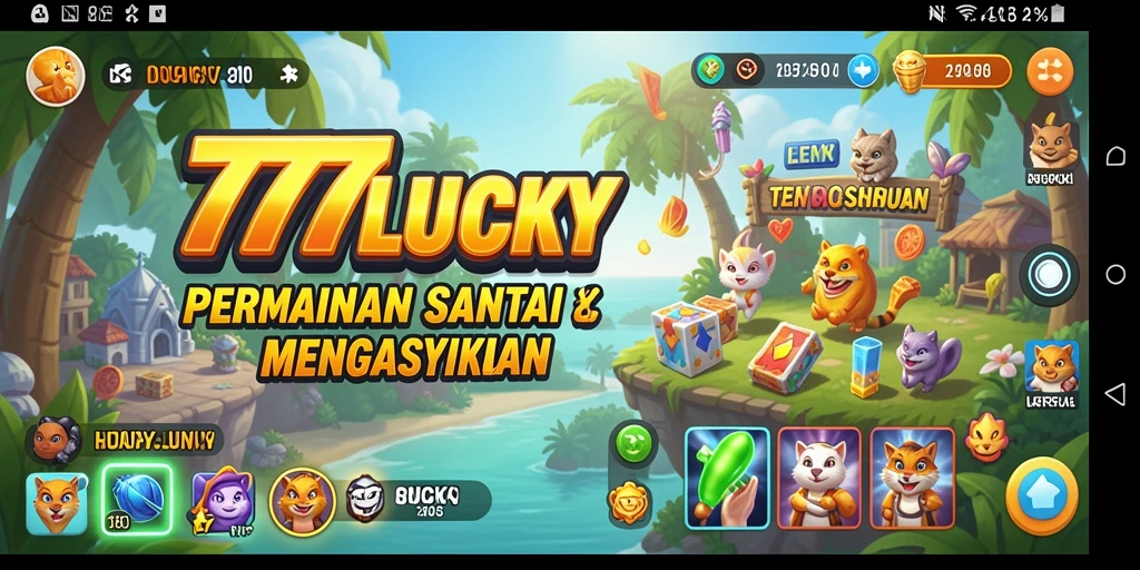 Tampilan gameplay 777LUCKY yang seru dan menghibur.