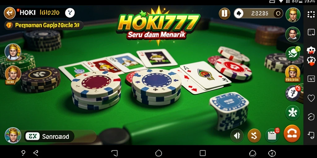 Gameplay Gaple yang seru dan menarik di HOKI777.