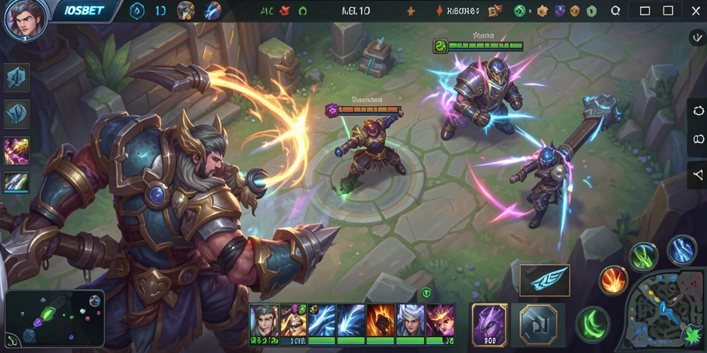 Gameplay seru di IOSBET dengan aksi MOBA yang mendebarkan.