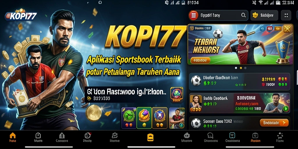 Tampilan menarik dari KOPI77 saat melakukan taruhan olahraga.