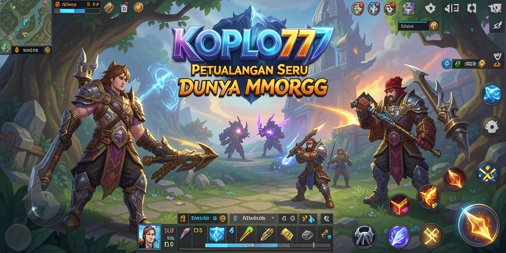 Tampilan gameplay KOPLO77 menampilkan aksi seru dalam dunia MMORPG.