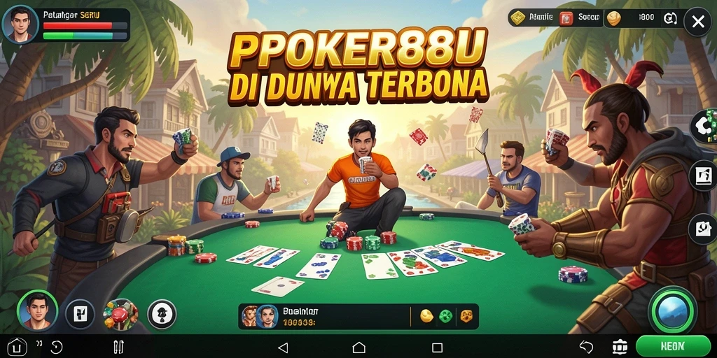 Screenshot gameplay POKER88 yang menampilkan eksplorasi dunia terbuka.