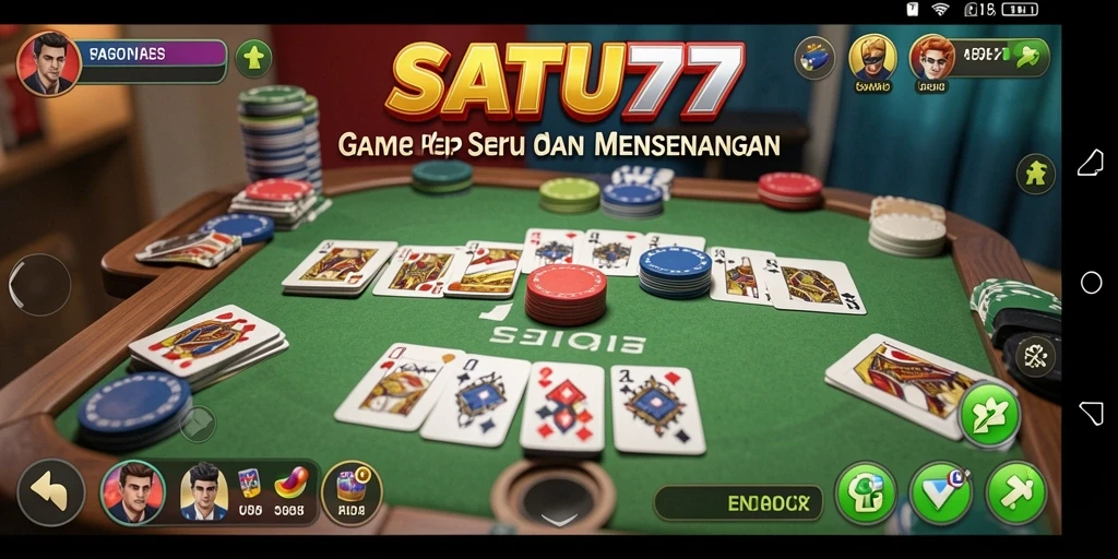 Tampilan gameplay seru dalam SATU77 dengan banyak pemain.