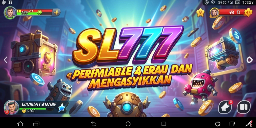 Tampilan menegangkan dari gameplay Arcade SL777 yang mengasyikkan.