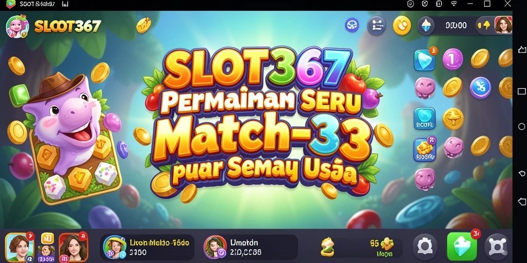 Tangkapan layar menampilkan gameplay menarik dari SLOT367 Match-3.