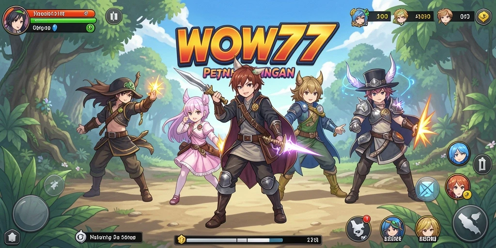 Gameplay menarik dengan karakter anime ikonik.